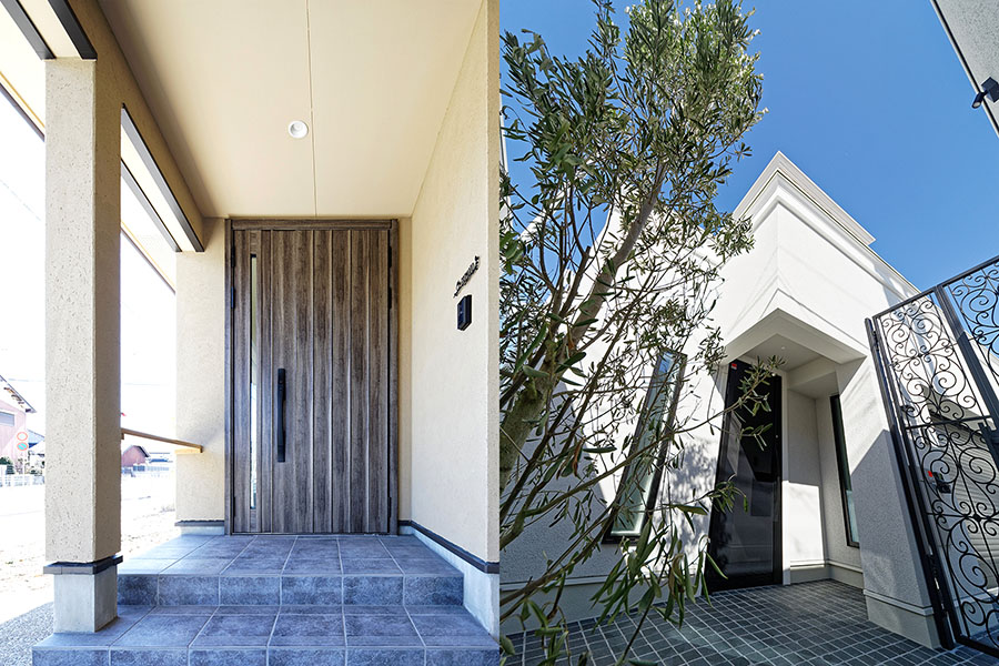 住宅撮影のエントランスを撮影（愛知県清須市）