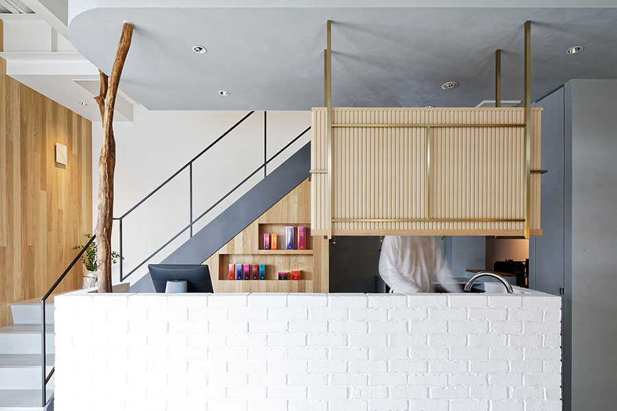 美容院のカウンターを撮影（愛知県名古屋市）