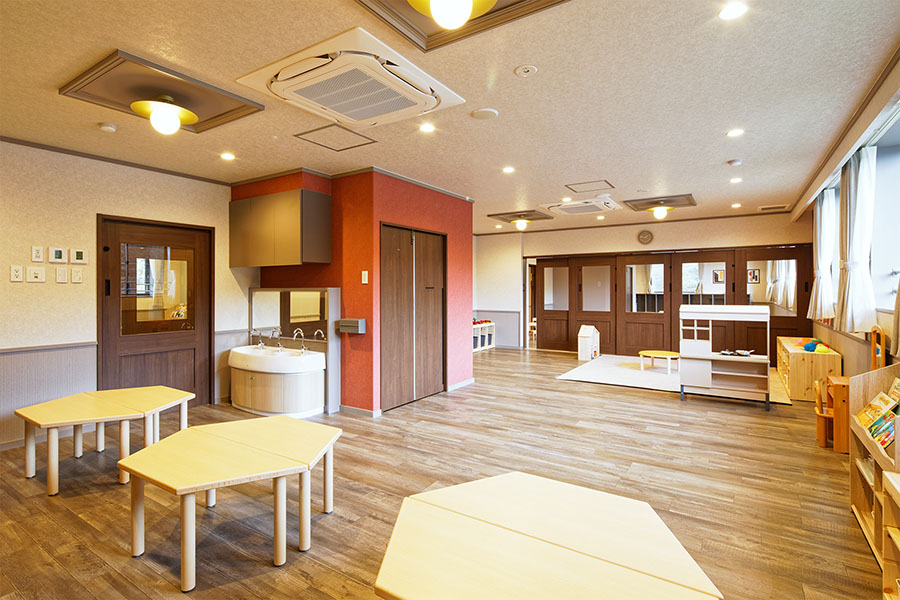 保育園の多目的室を撮影（愛知県東海市）