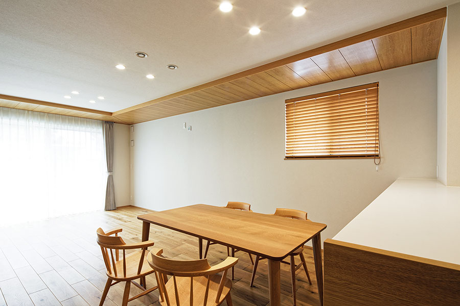 注文住宅のダイニング空間を撮影（愛知県春日井市）