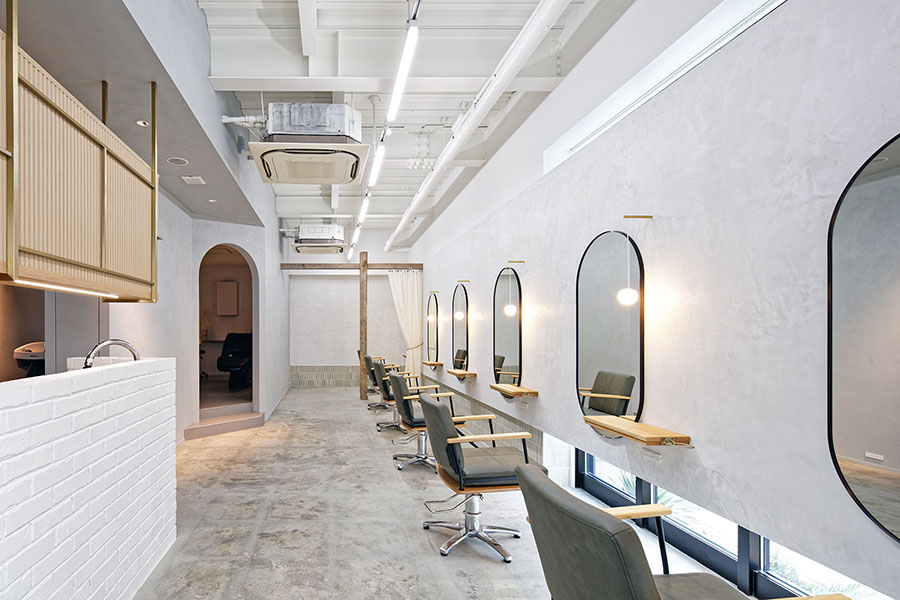 美容室内観を撮影（愛知県名古屋市）